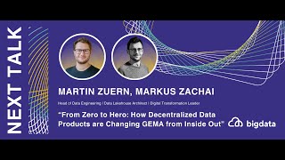 Martin Zuern, Markus Zachai: How Decentralized Data Products are Changing GEMA from Inside Out