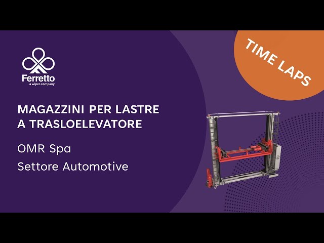 Magazzino automatico per barre e lastre