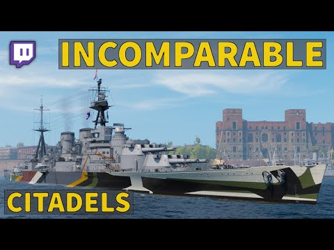 Incomparable - 10 Citadels in 36 Hits | World of Warships