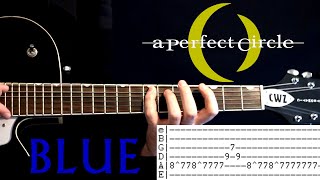 A Perfect Circle Blue Guitar Lesson / Guitar Tabs / Guitar Tutorial / Guitar Chords / Guitar Cover