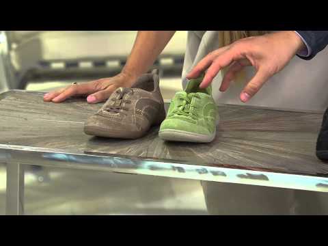 Earth Origins Nubuck & Mesh Slip-On Sneakers - Carly with Alberti Popaj