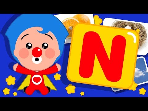 Gira y Aprende: ¡Aprendemos la Letra N! 🎈 Videos Educativos | Plim Plim