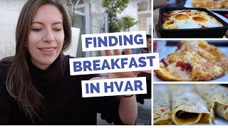 Breakfast in Hvar, Croatia