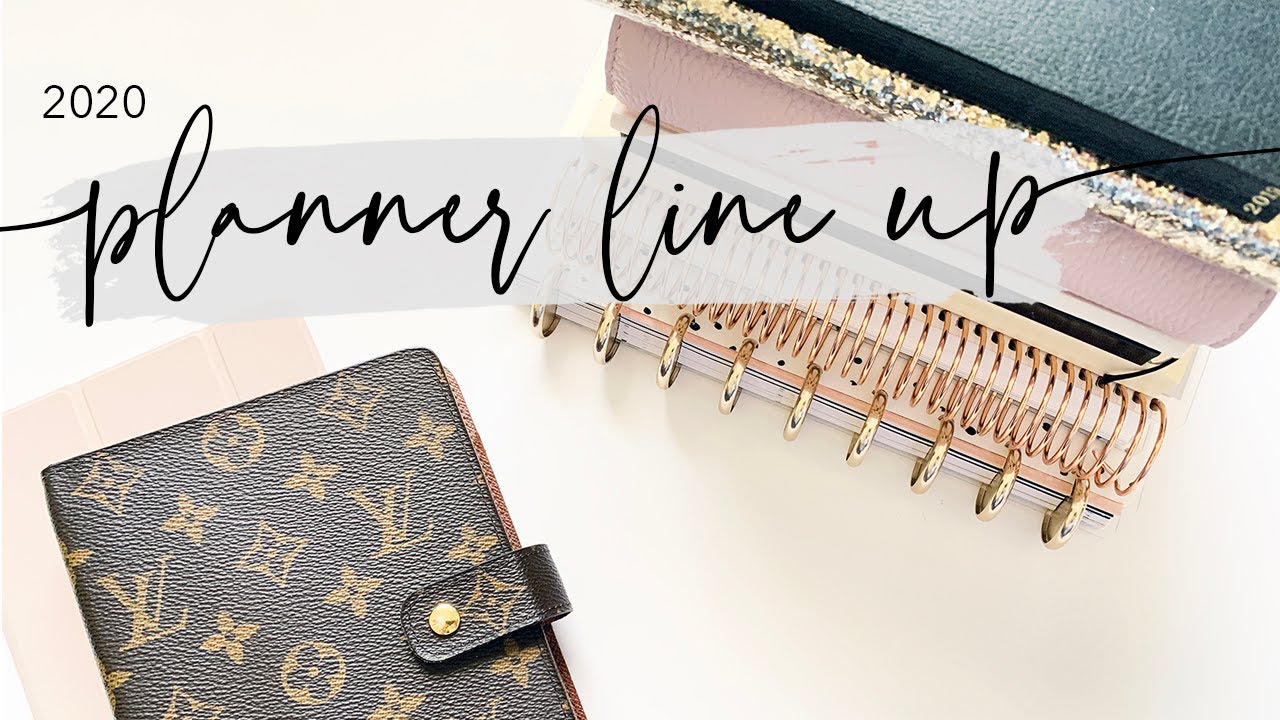 My 2020 Planner Line Up