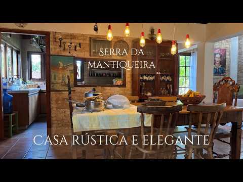 Casa Rústica e Elegante nas Montanhas do Sul de Minas