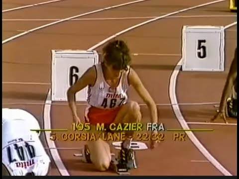 Ewa Kasprzyk ( Rekordzistka Polski na 200M ) vs Mary Onyali 200m bieg Eliminacyjny Rzym 87.