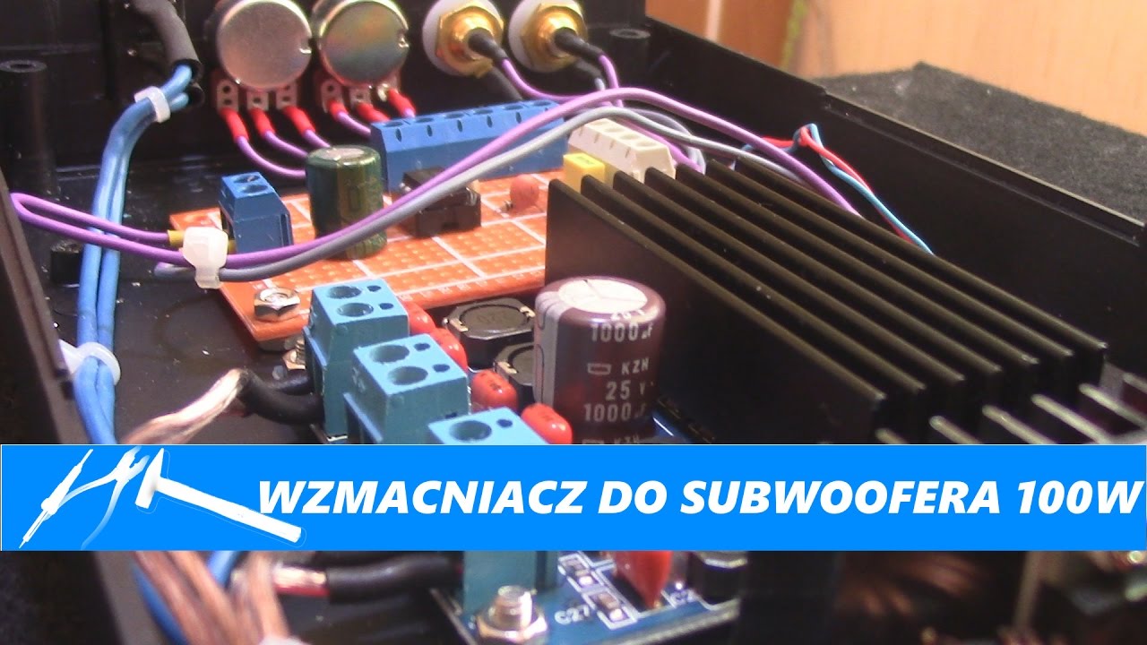 [DIY] Jak zrobić wzmacniacz do subwoofera (samochodowego) 100W (wersja 2)