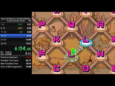 Bust-A-Move 2: Arcade Edition (Puzzle Bobble 2) Puzzle Mode 15:25