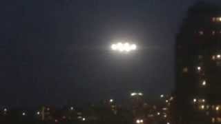 UFO Footage Filmed in Michigan of an Unidentified Flying Object with Bright Lights