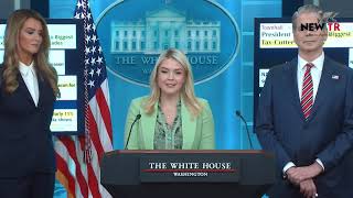 LIVE: White House press briefing with Karoline Leavitt and Scott Bessent