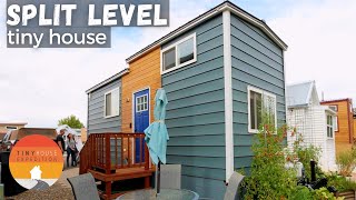 Split-Level Tiny Home! Couple traveled w/tiny house as lifestyle reset