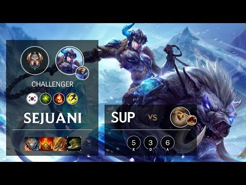 Sejuani Support vs Bard - KR Challenger Patch 10.9