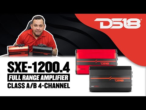 DS18 SXE-1200.4/BK-video