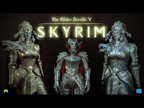 skyrim special edition Legendary Armor Conversions mod showcase [HD]