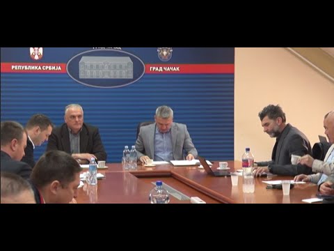 TV Telemark - ZASEDAO GRADSKI ŠTAB ZA VANREDNE SITUACIJE U ČAČKU 22 03 2022