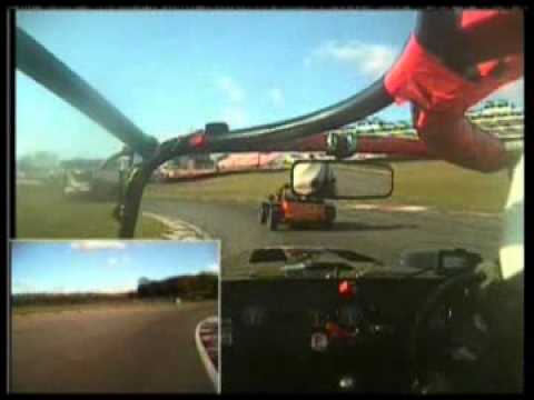 Caterham Battle - Darren Burke races Richard Forse (onboard) at Brands Hatch