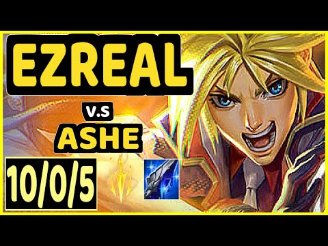 AGURIN (EZREAL) vs ASHE - 10/0/5 KDA BOTTOM ADC CHALLENGER GAMEPLAY - EUW