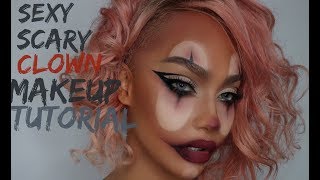 CLOWN MAKEUP SCARY SEXY TUTORIAL  SONJDRADELUXE