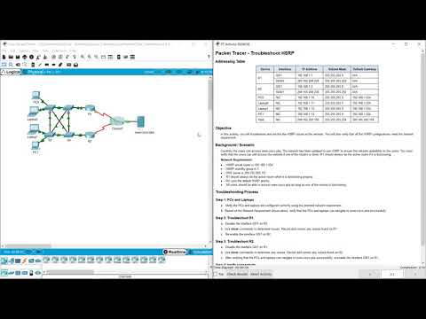 4 3 4 4 Packet Tracer   Troubleshoot HSRP