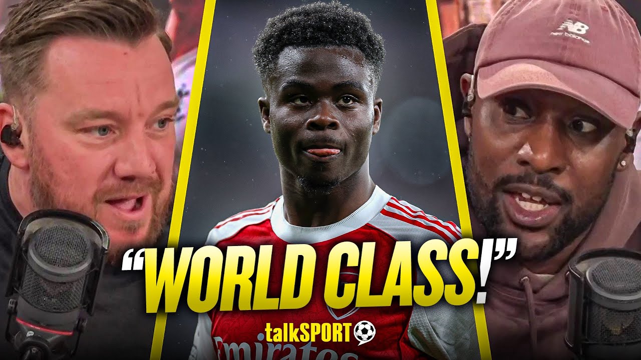 "HE AIN'T FAR OFF IT!" Jamie O'Hara & Carlton Cole CLASH over Bukayo Saka being 'WORLD CLASS'!
