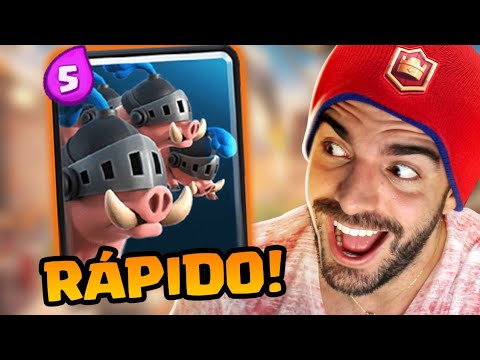 DECK RÁPIDO DE PORCOS REAIS NO CLASH ROYALE!