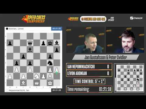 Nepomniachtchi vs Aronian | Speed Chess Championship | Jan Gustafsson & Peter Svidler