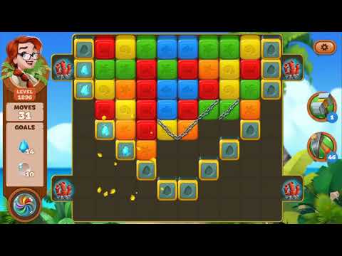 Lost Island Blast Adventure Level 1896 NO BOOSTERS - A S GAMING ✔️