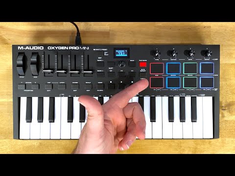 M-Audio Oxygen Pro MINI - Customizing the Drum Pad Colors, Notes, and Parameters