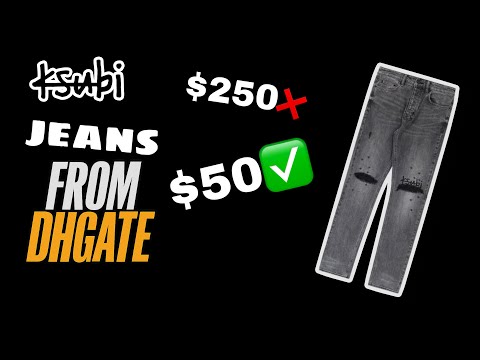 BEST QUALITY KSUBI JEANS FROM DHGATE