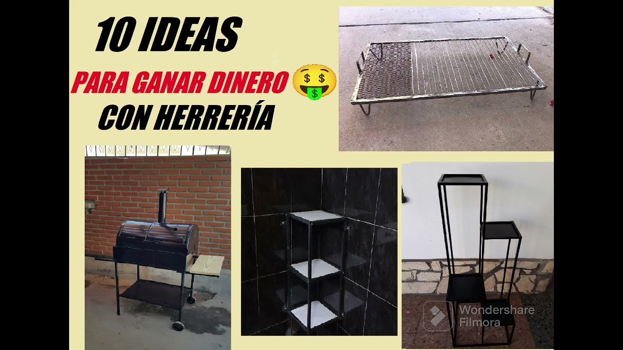 10 IDEAS DE HERRERÍA PARA GANAR DINERO 💵 FÁCIL Y ECONÓMICO