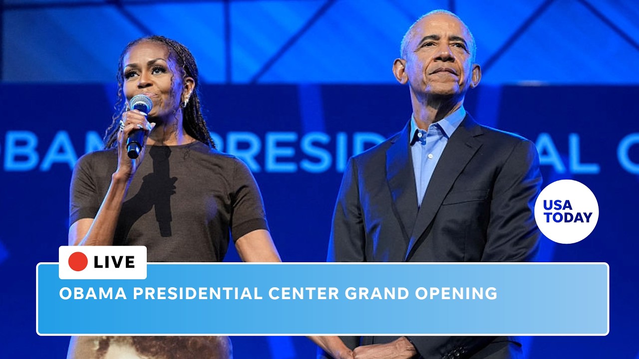 Live: Obama Presidential Center grand opening features Oprah, Colbert, Billie Jean King