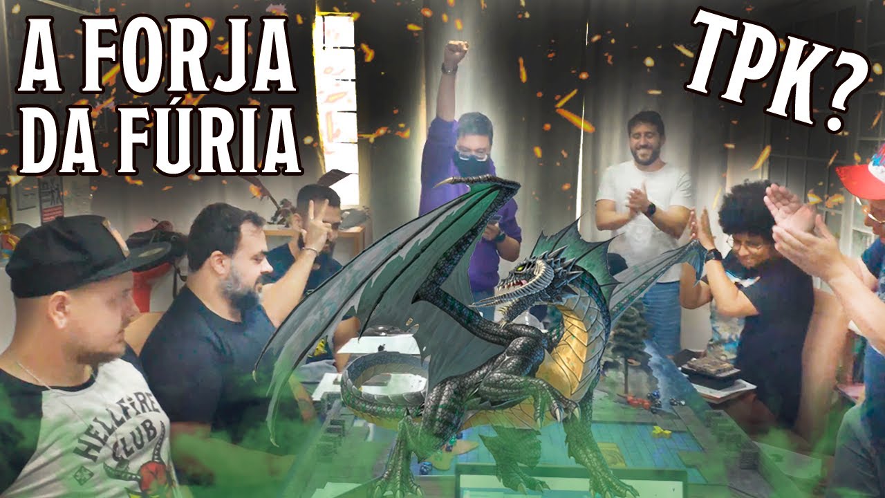 COMBATE FINAL ÉPICO - O DRAGÃO VENCEU? A FORJA DA FÚRIA - D&D 5e - OLHA A MESA COMO FICOU !