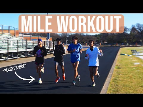 MILE WORKOUT WITH THE BOYS (*secret sauce*)| Track Workout Vlog | 4:20 Mile Workout