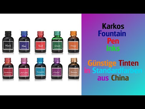 Karkos Tinten aus China | Extrem preiswerte Standard-Tinten