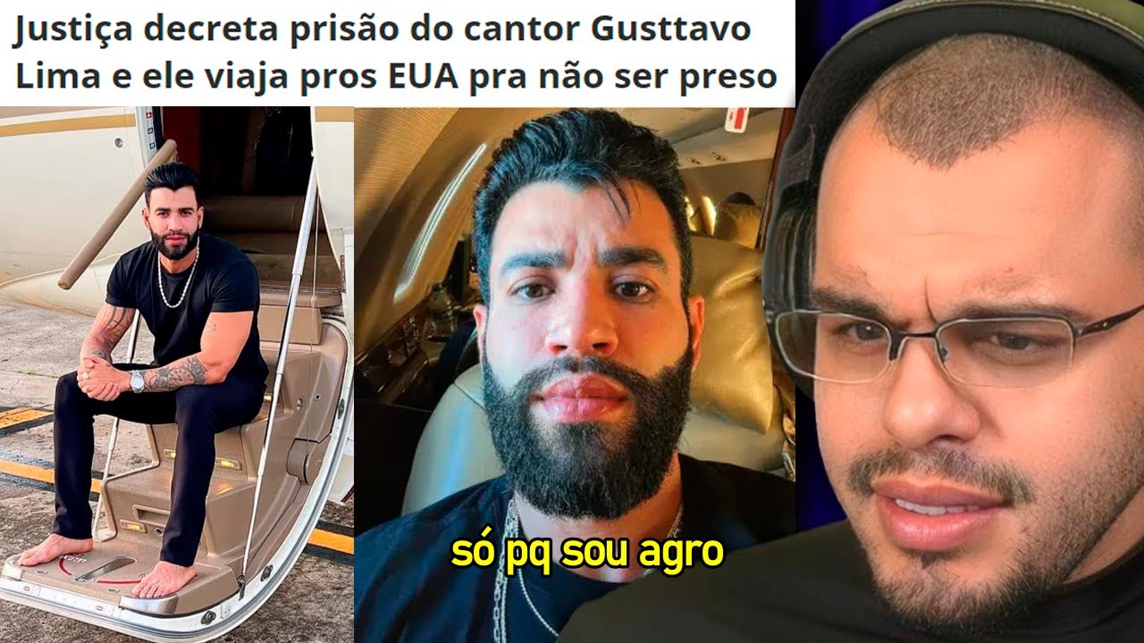JUSTIÇA DECRETA PRISÃO DE GUSTTAVO LIMA E CANTOR VIAJA PARA SUA MANSÃO NOS EUA