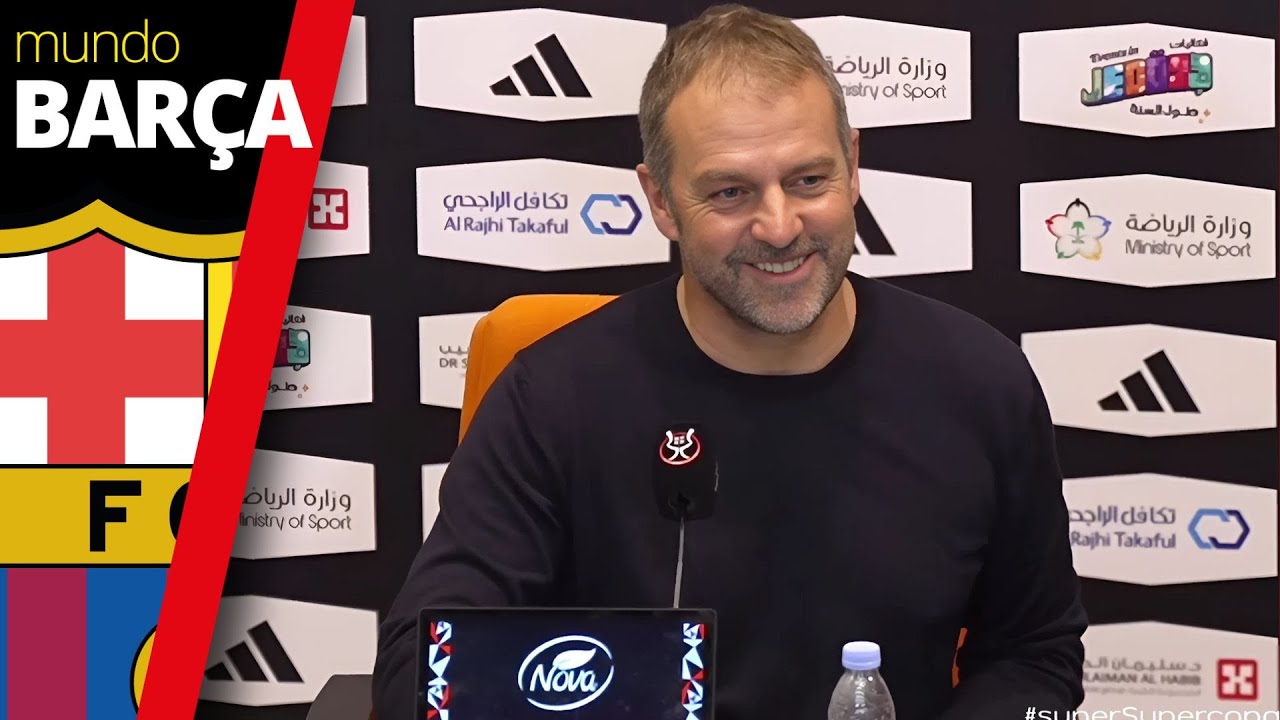 Reacción de HANSI FLICK tras la VICTORIA del BARÇA 2-5 en SUPERCOPA | Real Madrid vs FC Barcelona