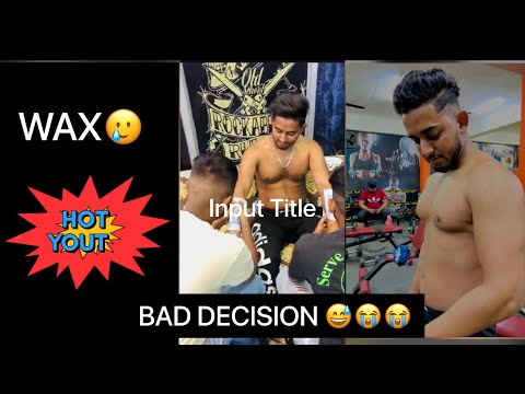 WAXING😭😭 || First Time || Sahil Fitness Zone #arms #waxing #motivation #trending #subscribe
