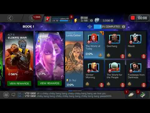 Cavalier crystal opening of 6.2 Completion rewards  (Marvel contest of champions)