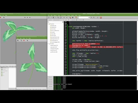 21 Programming in C - Saving an OpenGL Scene to a File