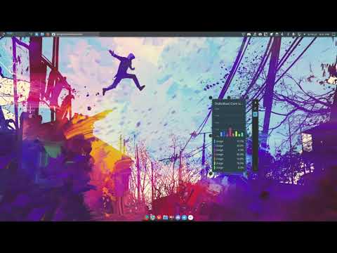 ArcoLinux : 2179 Adding widgets to your Plasma desktop - cpu monitoring