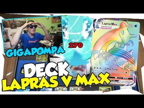 GIGAPOMPA ci PIACE | DECK LAPRAS V MAX | Mazzo Pokemon Spada e SCUDO| POKEMON TCGO ITA