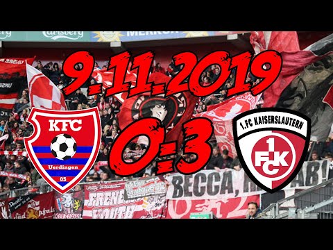KFC Uerdingen 0:3 1. FC Kaiserslautern – 9.11.2019 – Verdienter Sieg!!!