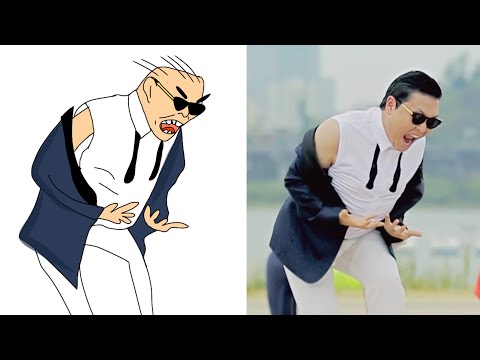 Gangnam Style drawing meme | PSY