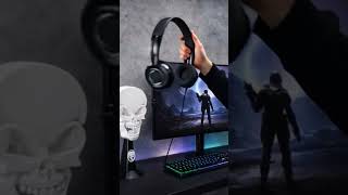 حامل سماعة الرأس بشكل جمجمة