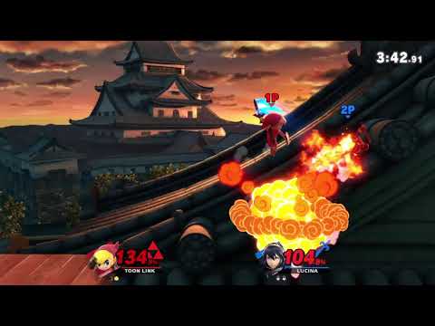 【スマブラSP】トゥーンリンク対ルキナ空前空下