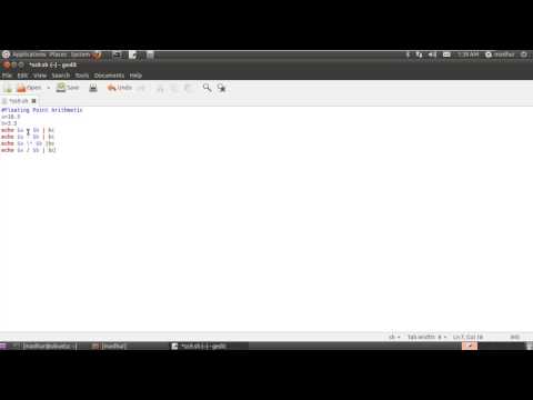 Shell Scripting Tutorial 25  Math On Real Numbers