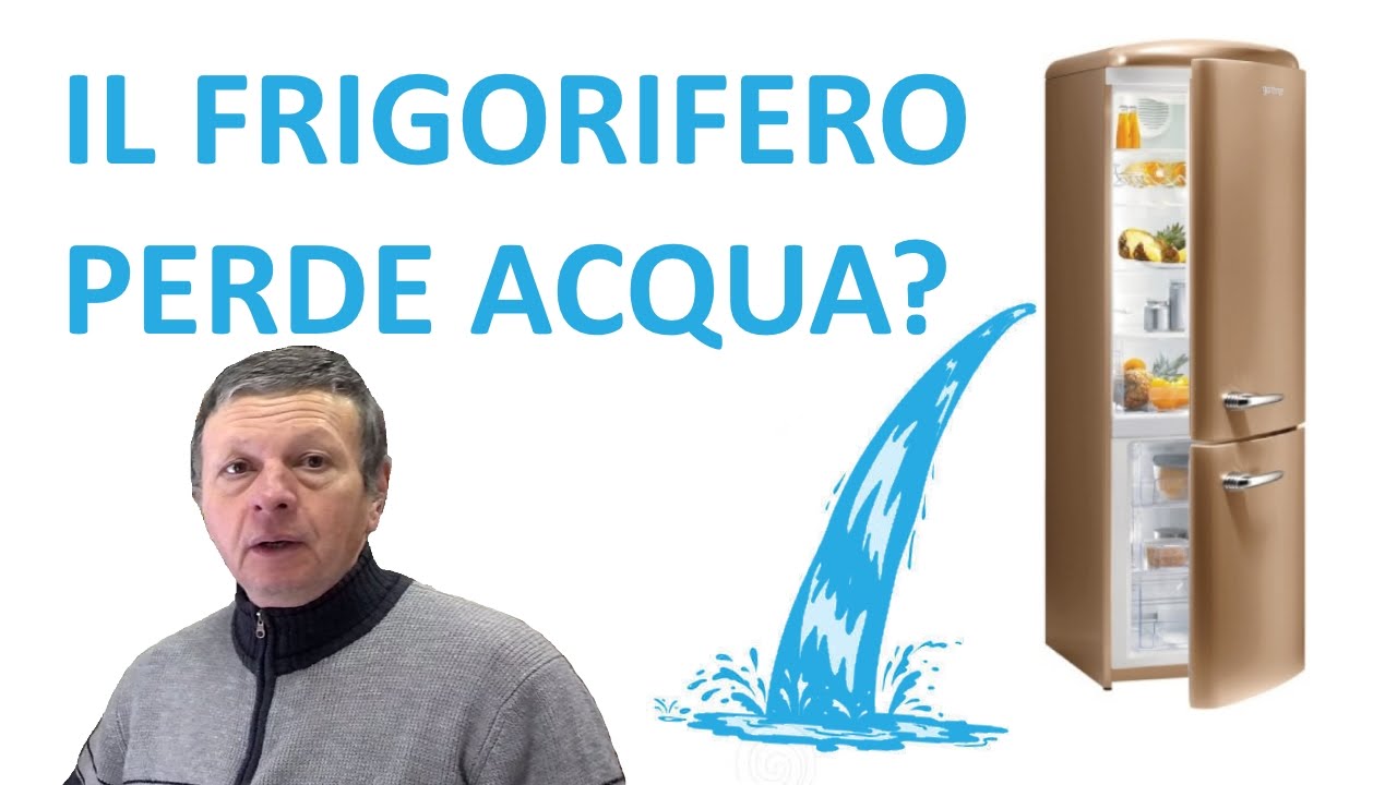 Video – Il Frigorifero perde acqua? Ecco come risolvere