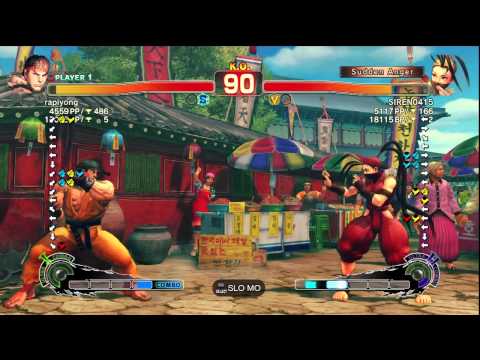 rapiyong [Ryu] vs. SIREN0415 [Ibuki] | PS3 SSF4 Arcade Edition