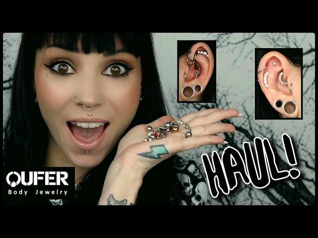 Vídeo relacionado con WARRIOR Estéril Piercing de lengua Pezón Oreja Barbell Anillo Barras de titanio G23 Body Jewelry 16G (1.2 mm) con dos bolas 3 mm de una sola pieza PTL-001 (8mm)