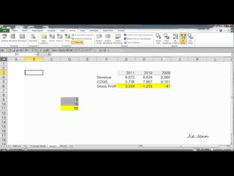 Excel - How To Lock Individual Cells